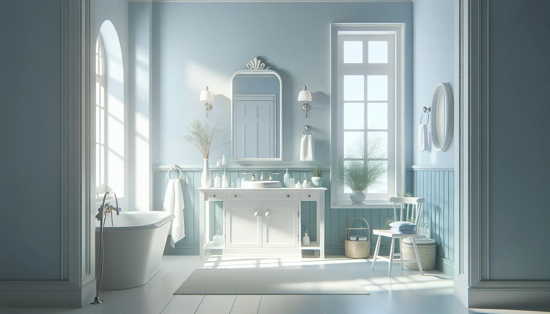 Relaxing Blue Bathroom Color Schemes