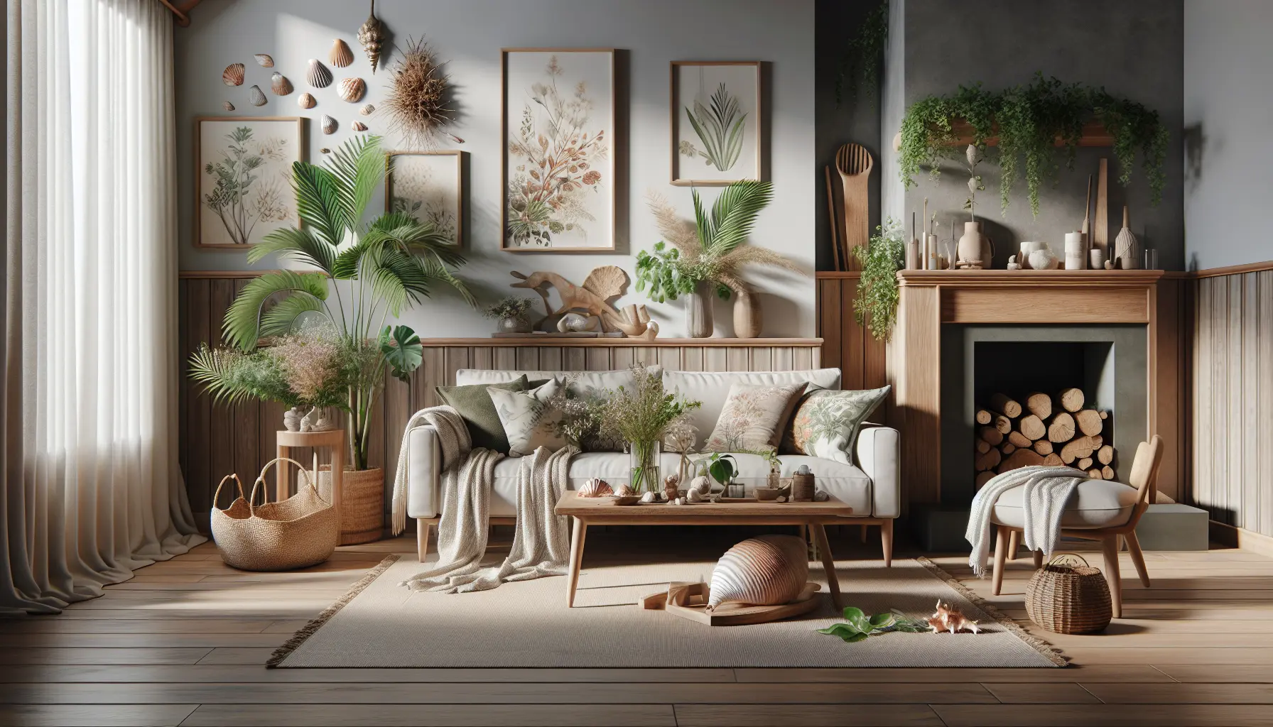 Natural Elements in Living Room Decor