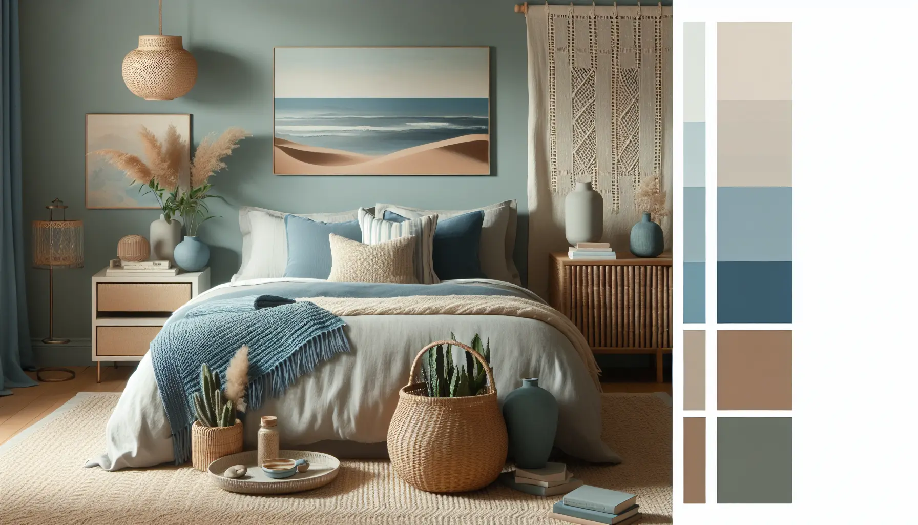 Muted Neutrals for Bedroom