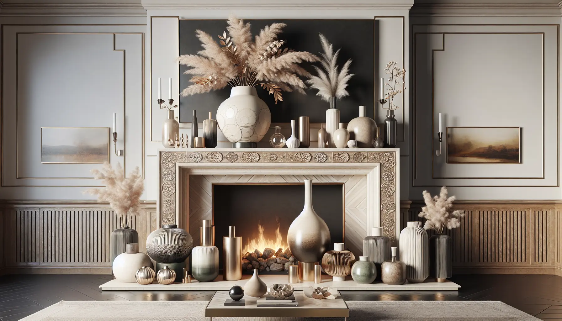 Dynamic Mantel Decorating