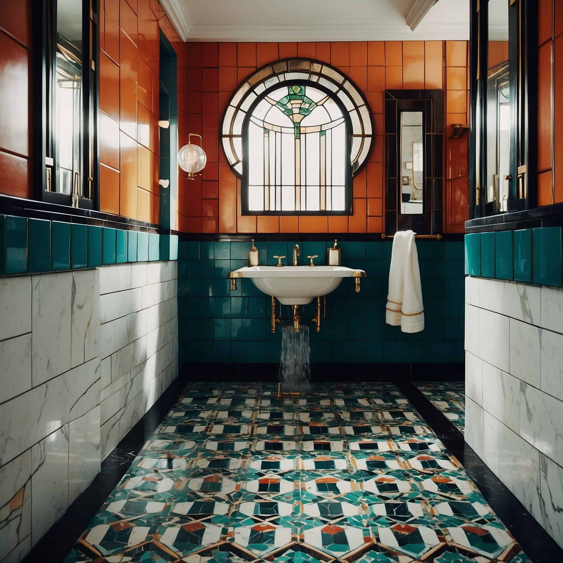 Art Deco Bathroom Vintage Elegance