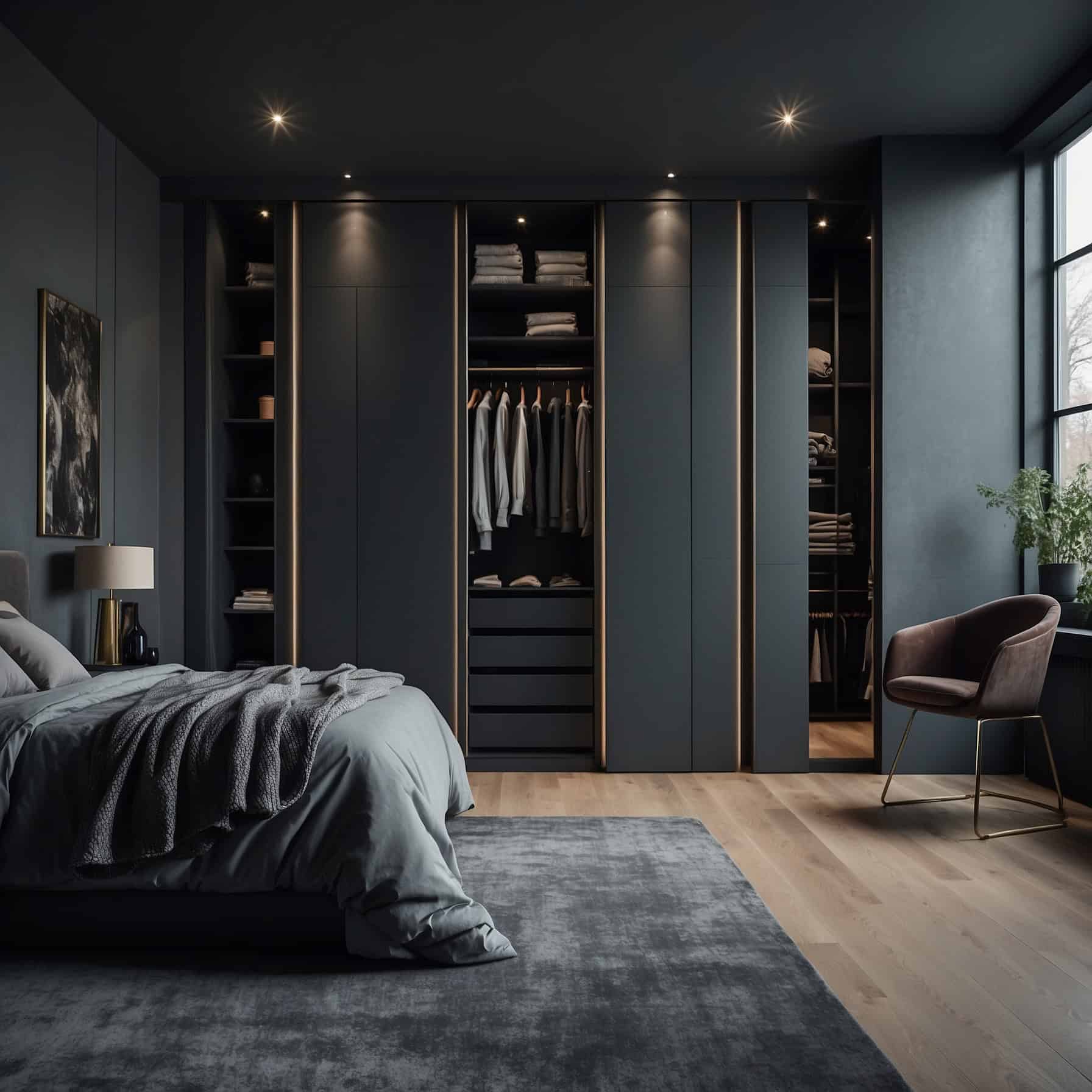 Elegant and Efficient Bedroom Storage