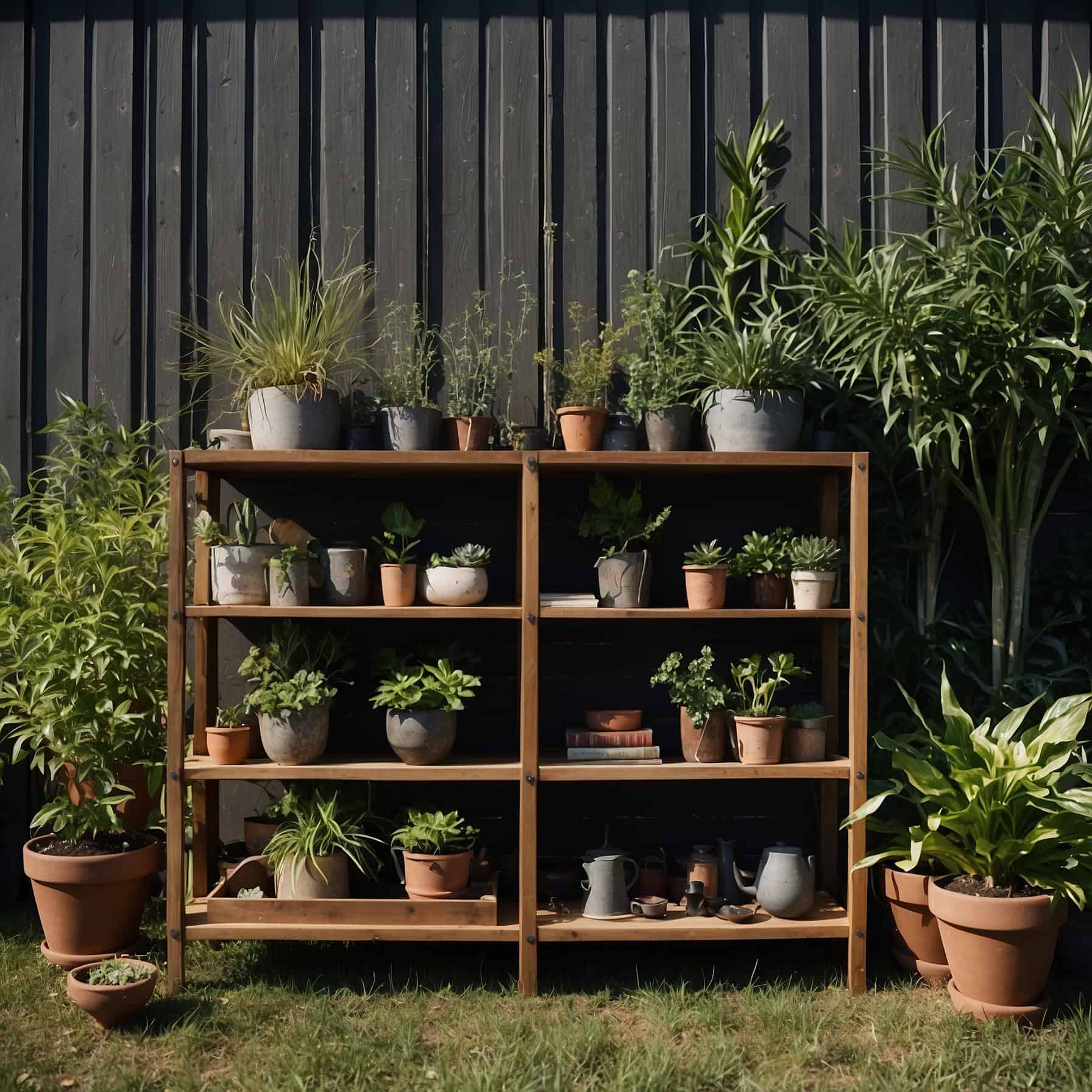 Elevate and Personalize Outdoor Shelf Style