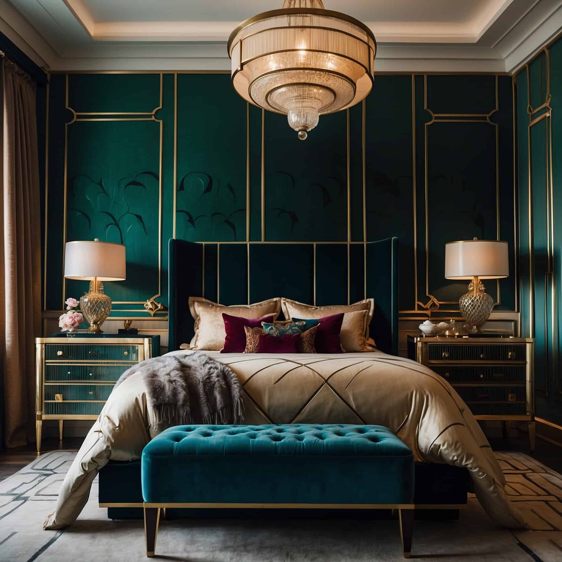 Art Deco Bedroom Design