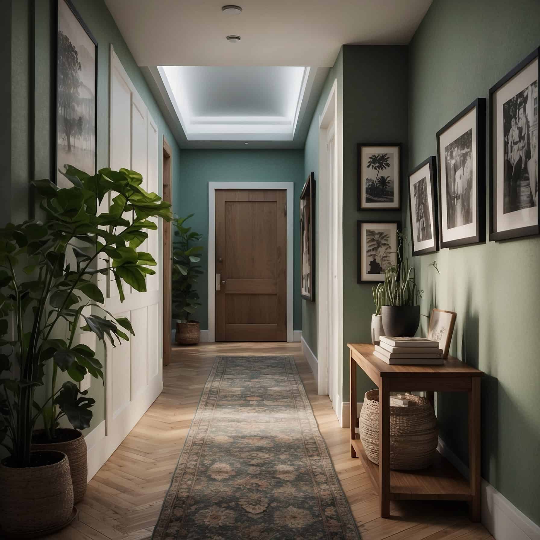 Mastering Hallway Decor in Open Homes