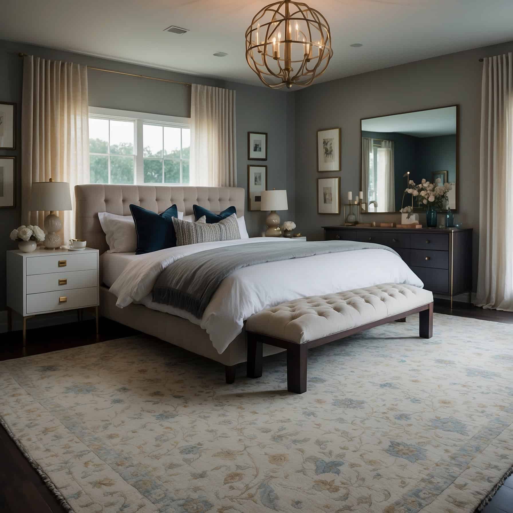 Open Floor Plan Bedroom Decor