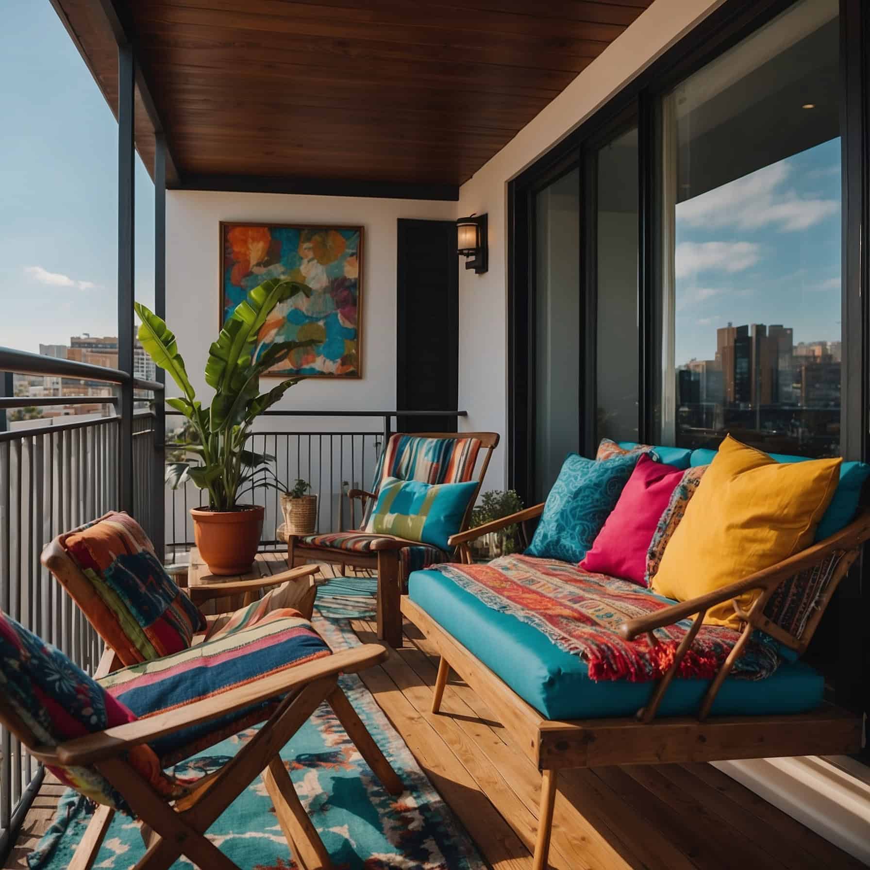 Colorful Balcony Furniture