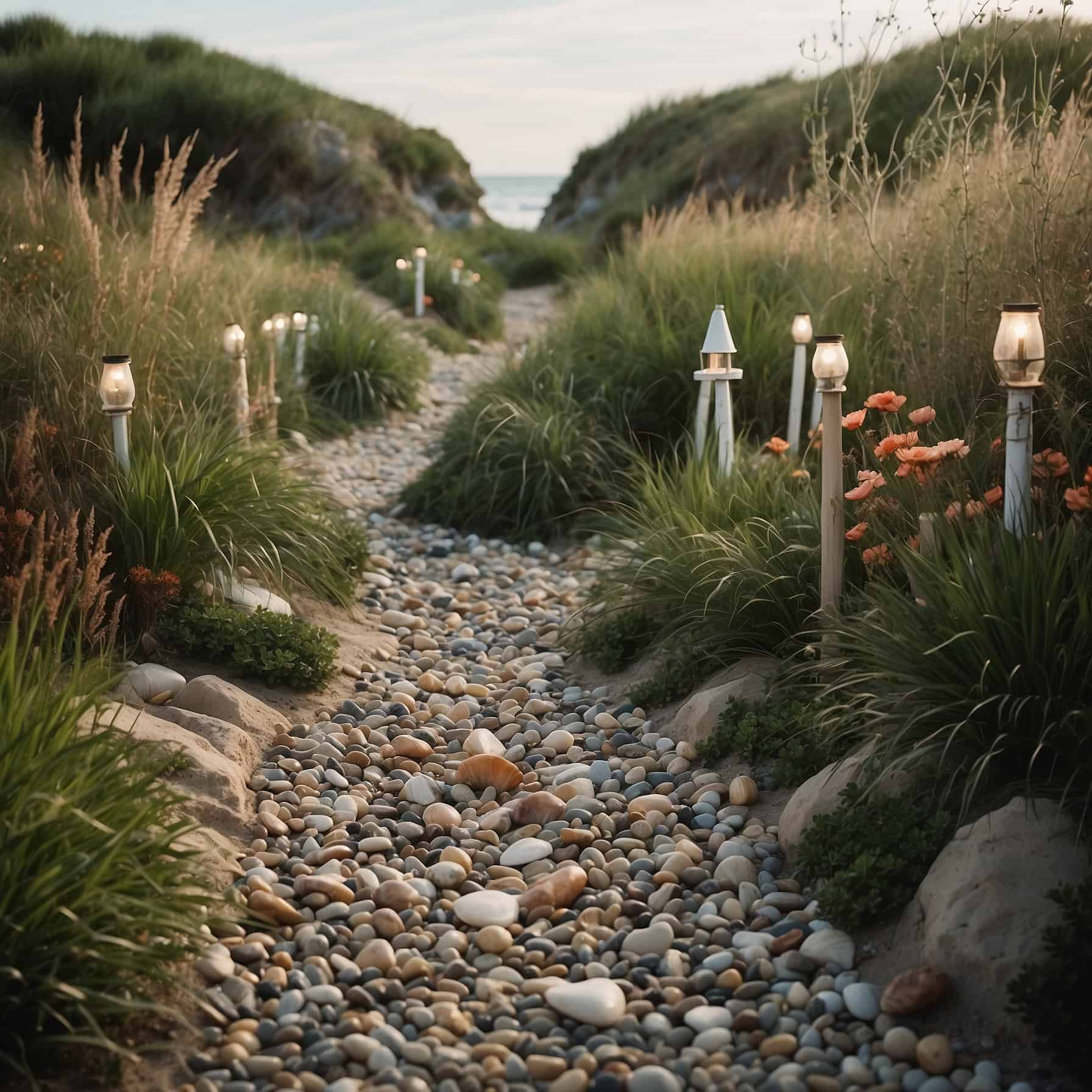 Mid-Section Coastal Garden Ideas