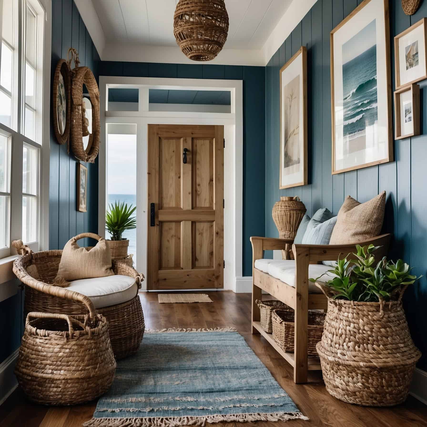 Coastal Serenity Entrance Decor Mid-way