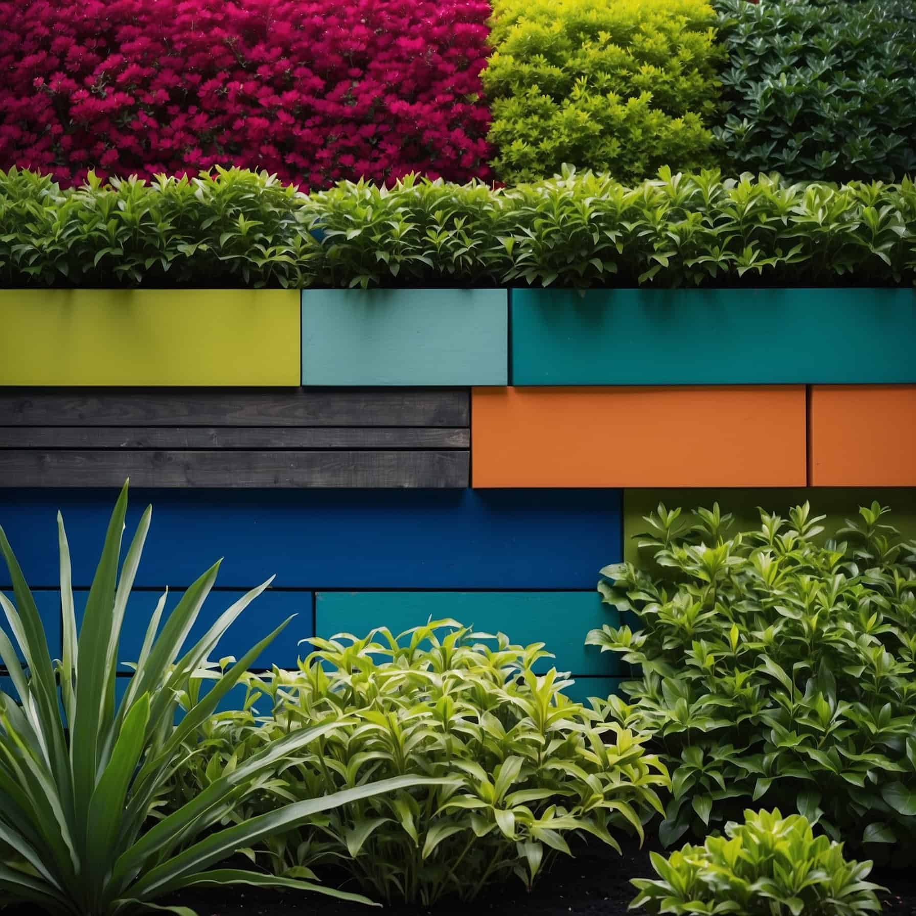 Innovative Garden Accent Wall