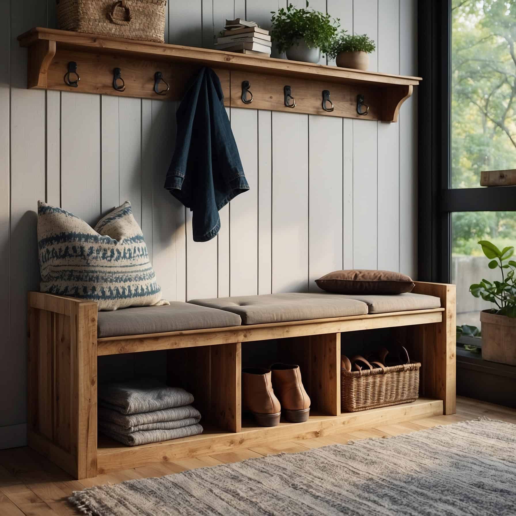 Additional DIY Custom Entryway Bench