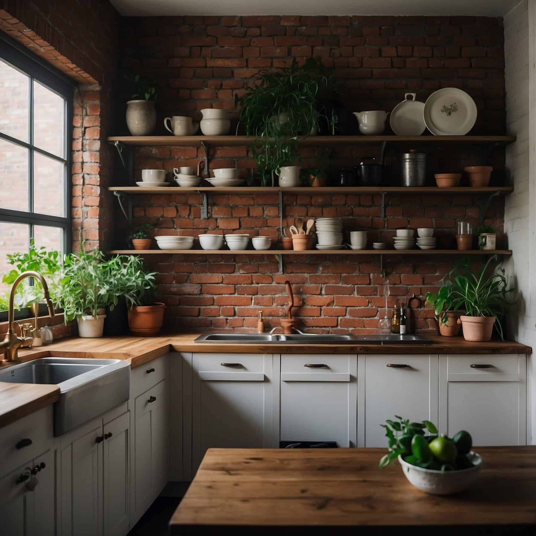 Creative Kitchen Accent Wall