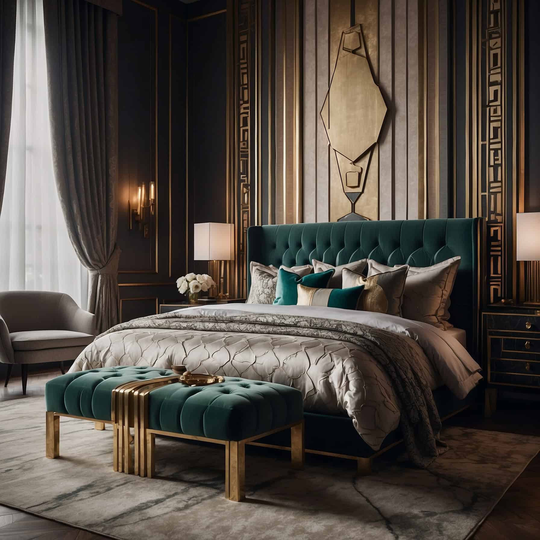 Art Deco Bedroom Detail