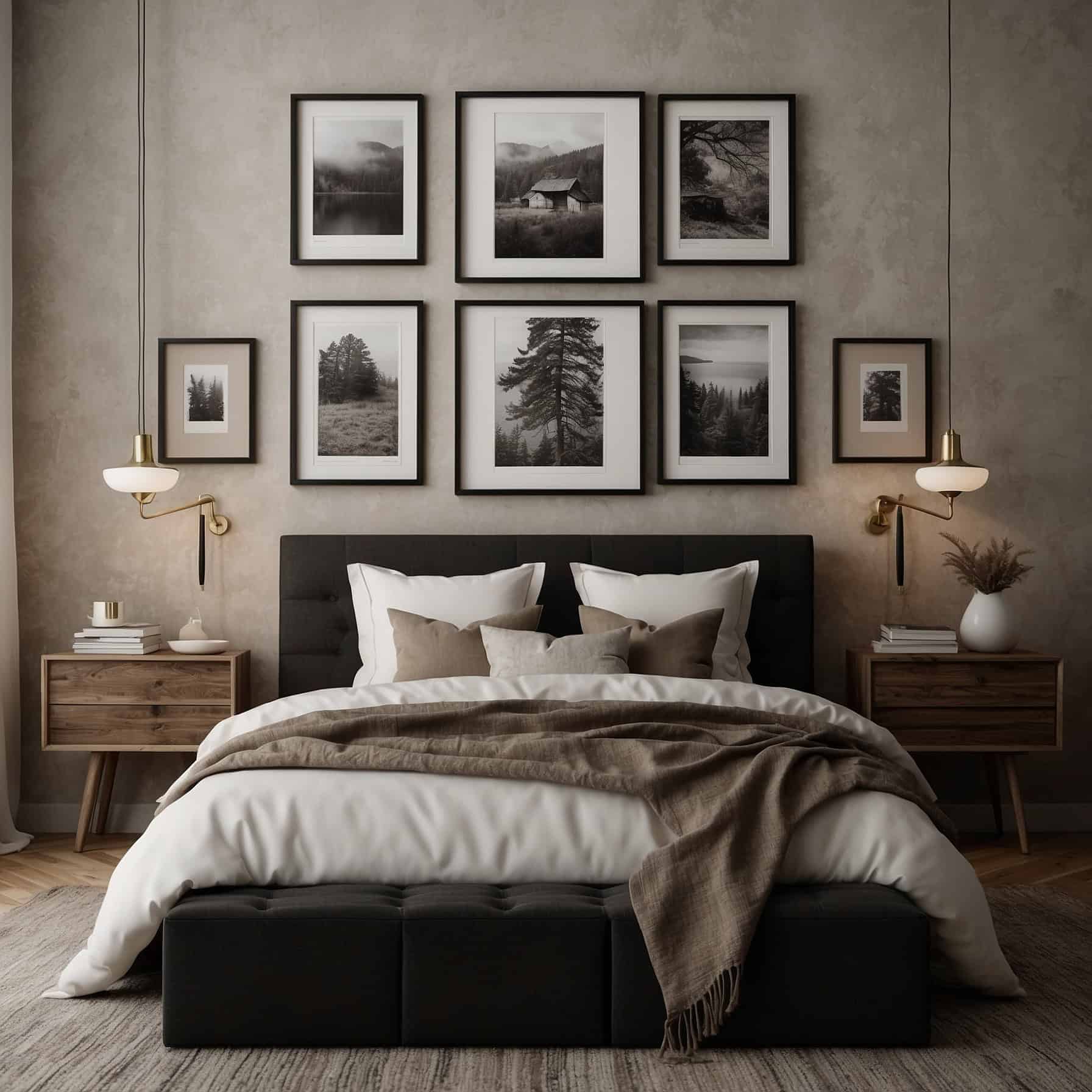 Advanced Bedroom Gallery Wall Concepts