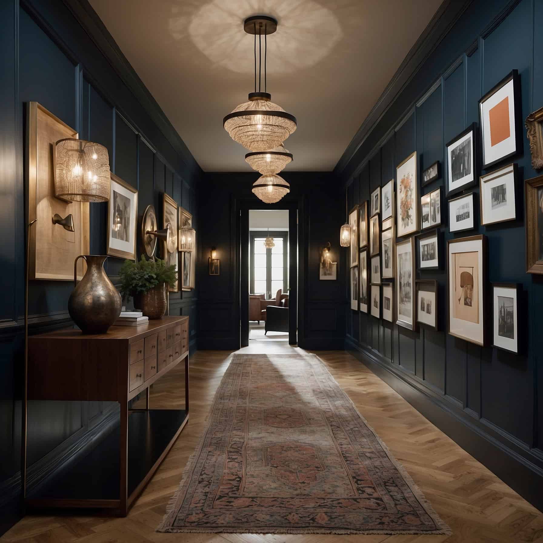 Mastering Hallway Decor in Open Homes