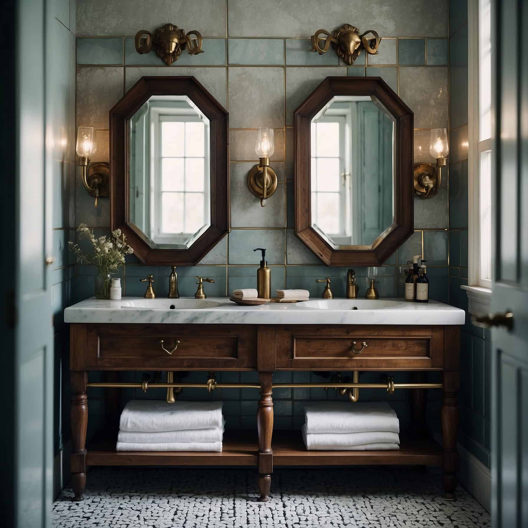 Displaying Heirlooms in the Bathroom