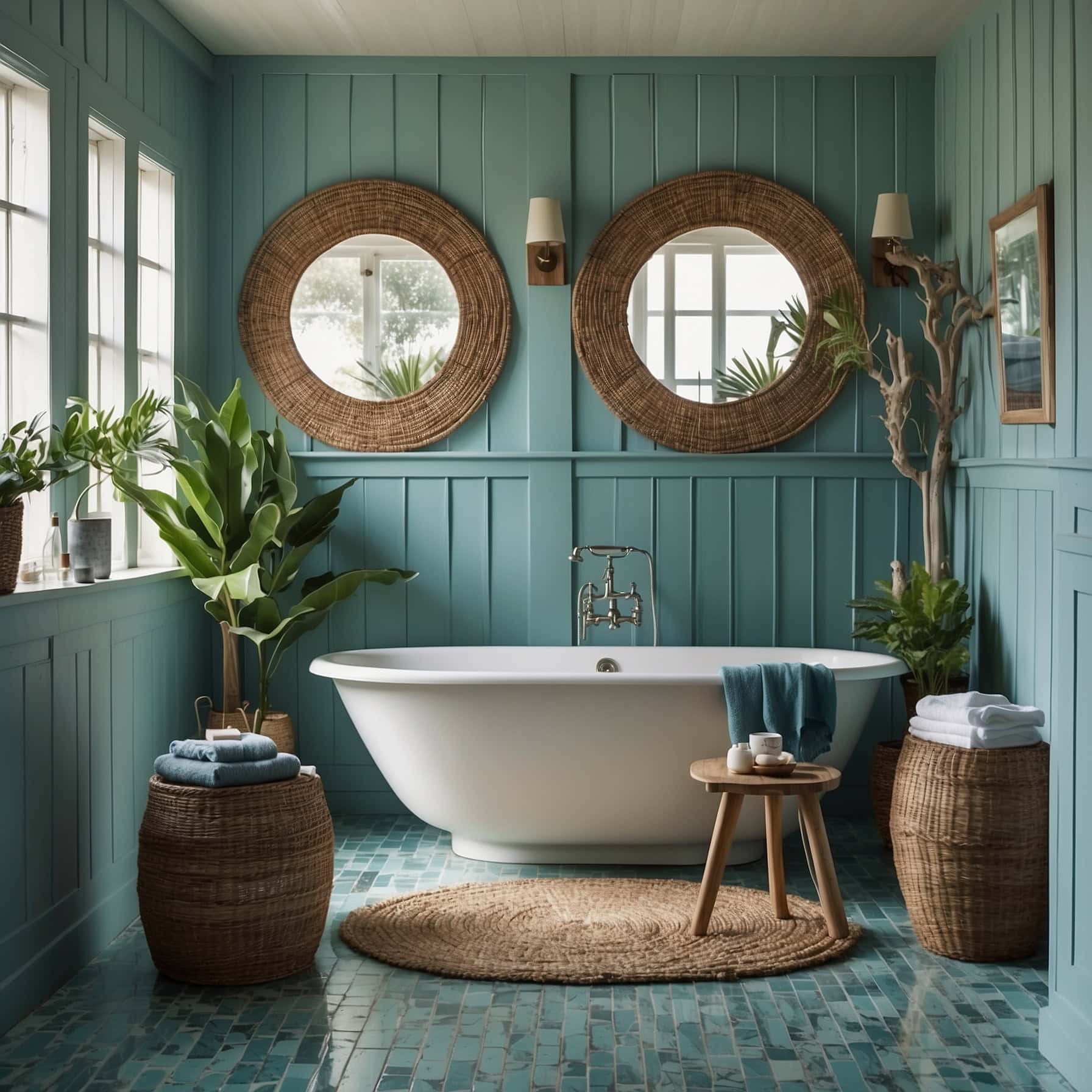 End of Article Coastal Bathroom Image