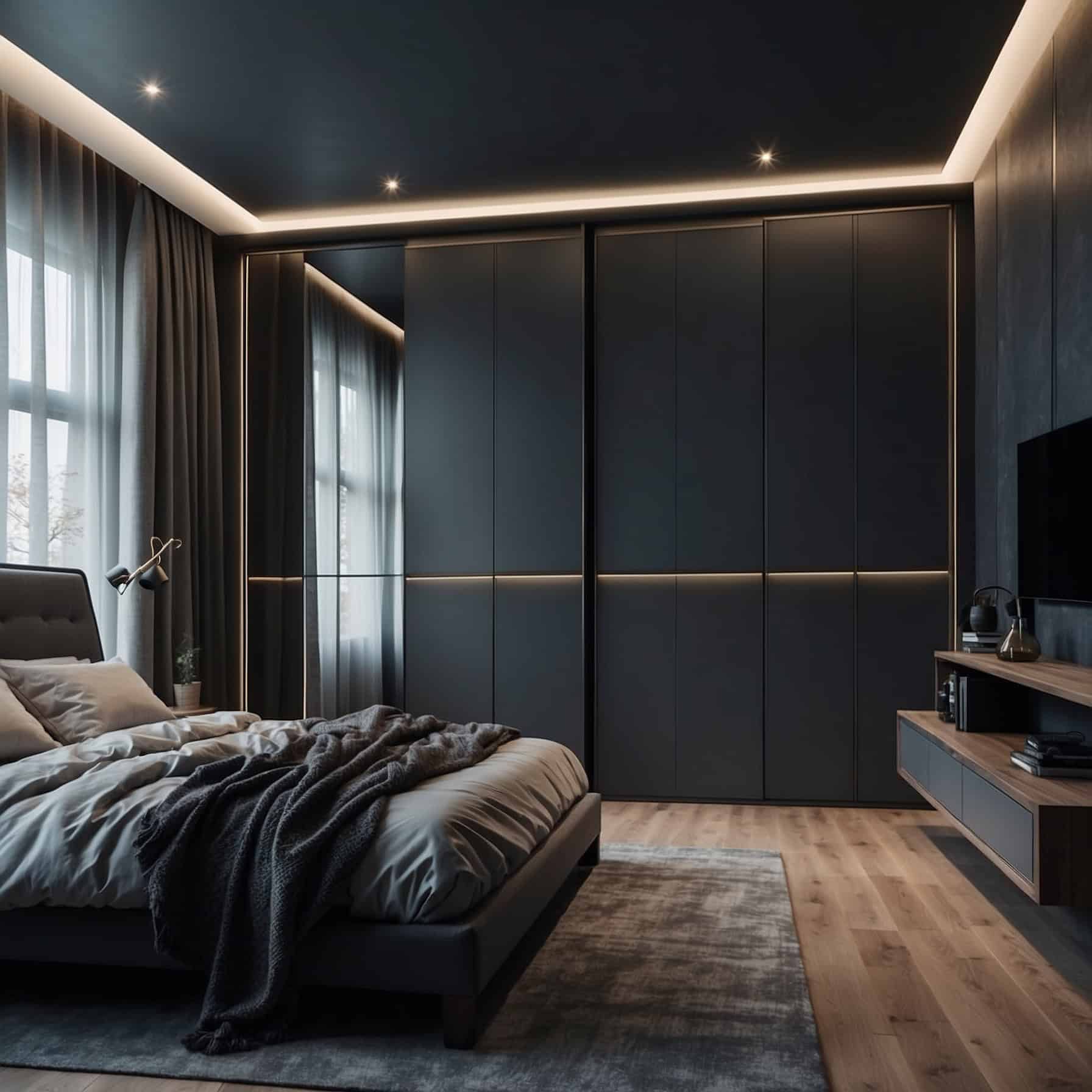 Sophisticated Bedroom Storage