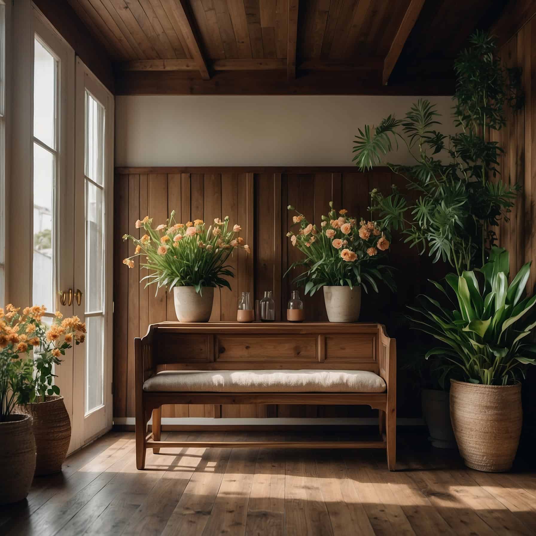 Cozy Candlelight in Entryway