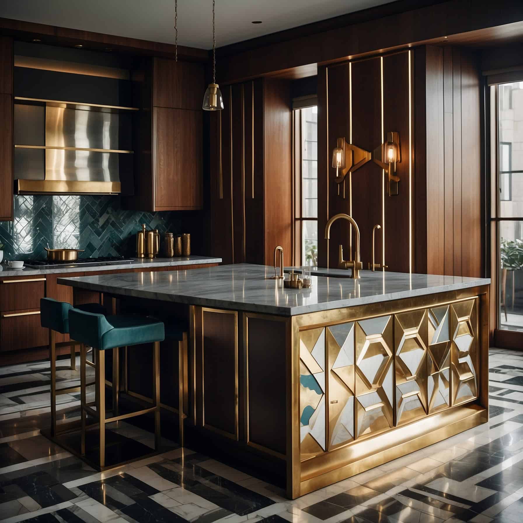 Sophisticated Art Deco Kitchen Style