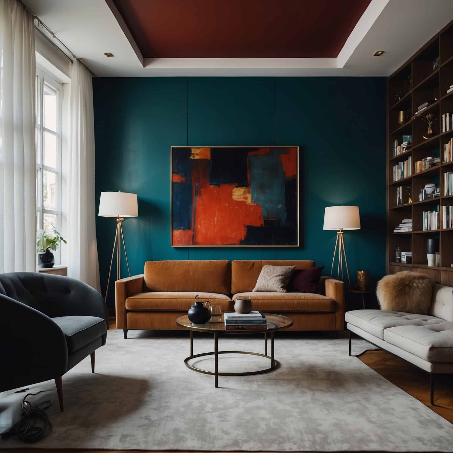 Stylish Living Room Accent Walls