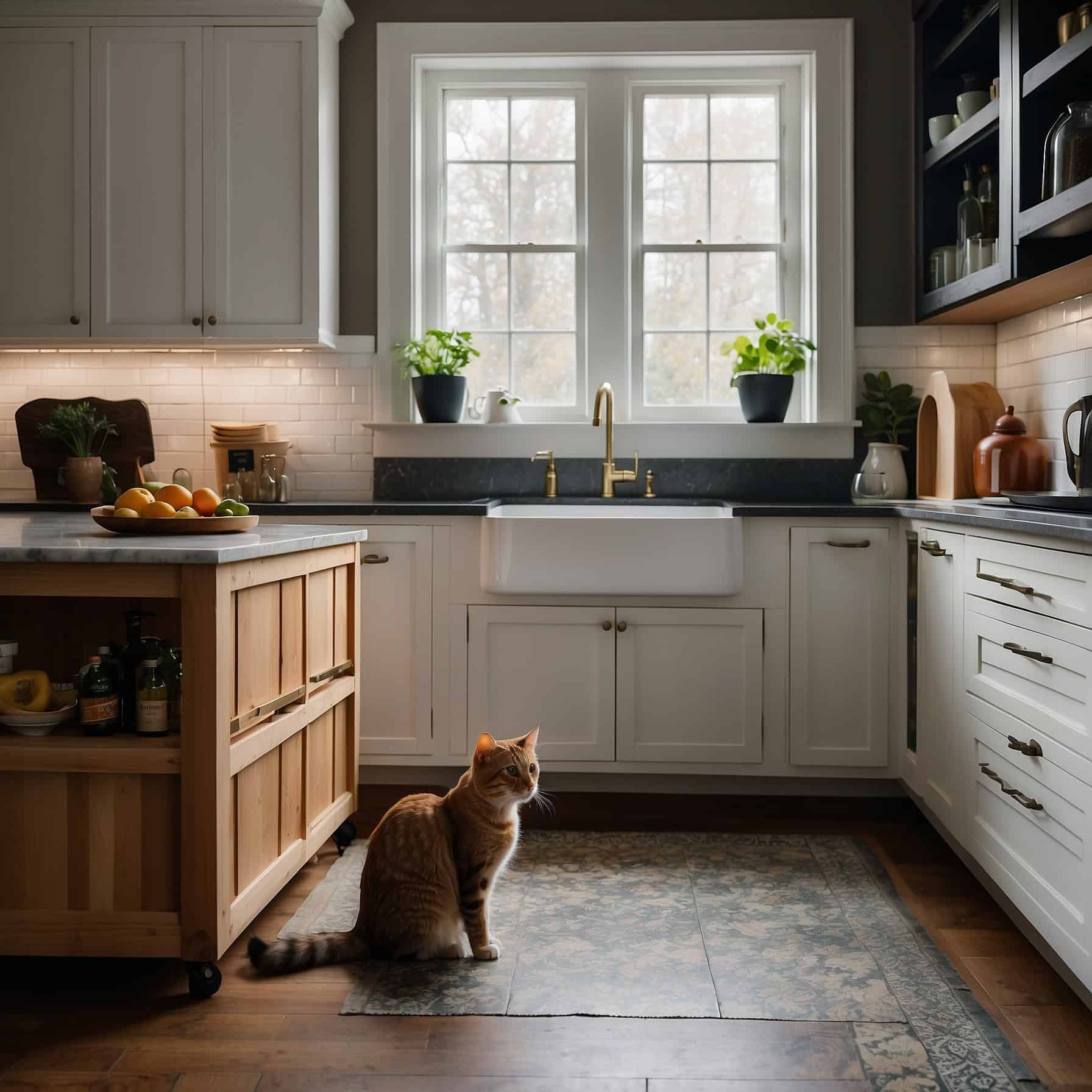 Stylish Pet-Friendly Kitchen Elements