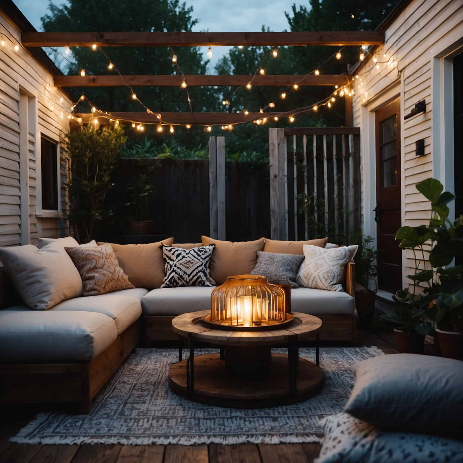 Rustic Outdoor Decor Final Touch