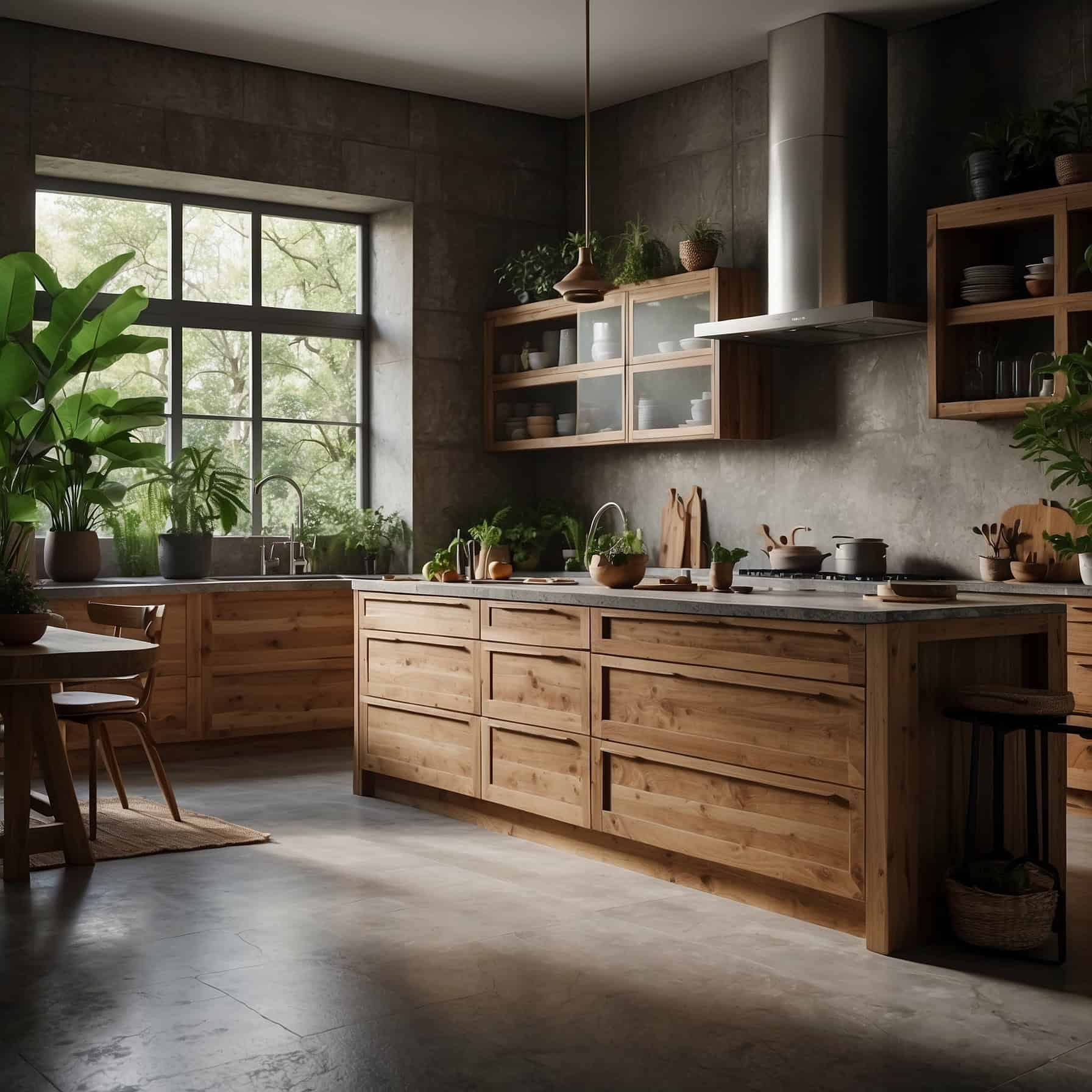 Spacious and Modern Kitchen