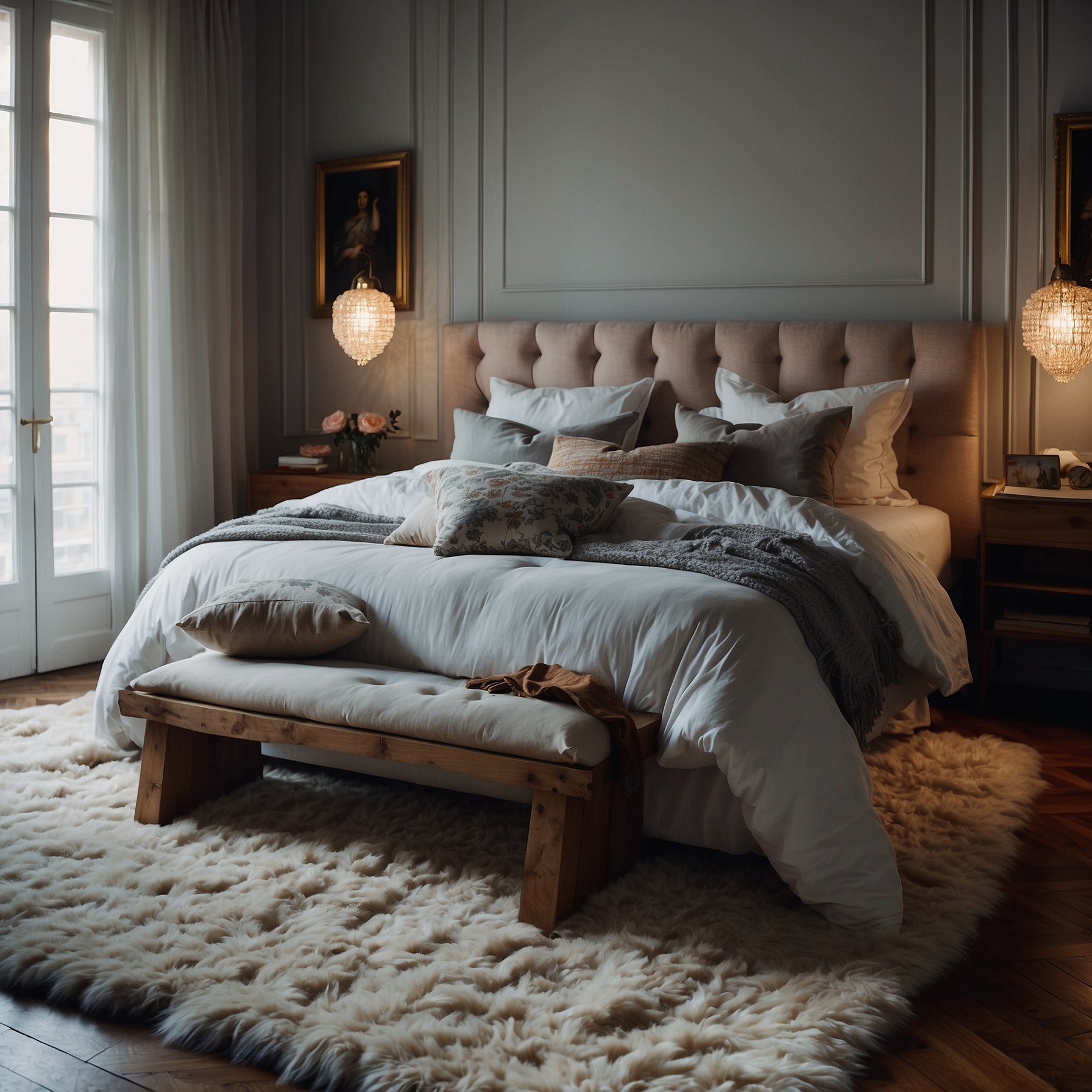 Elegant Bedroom Rugs and Mats