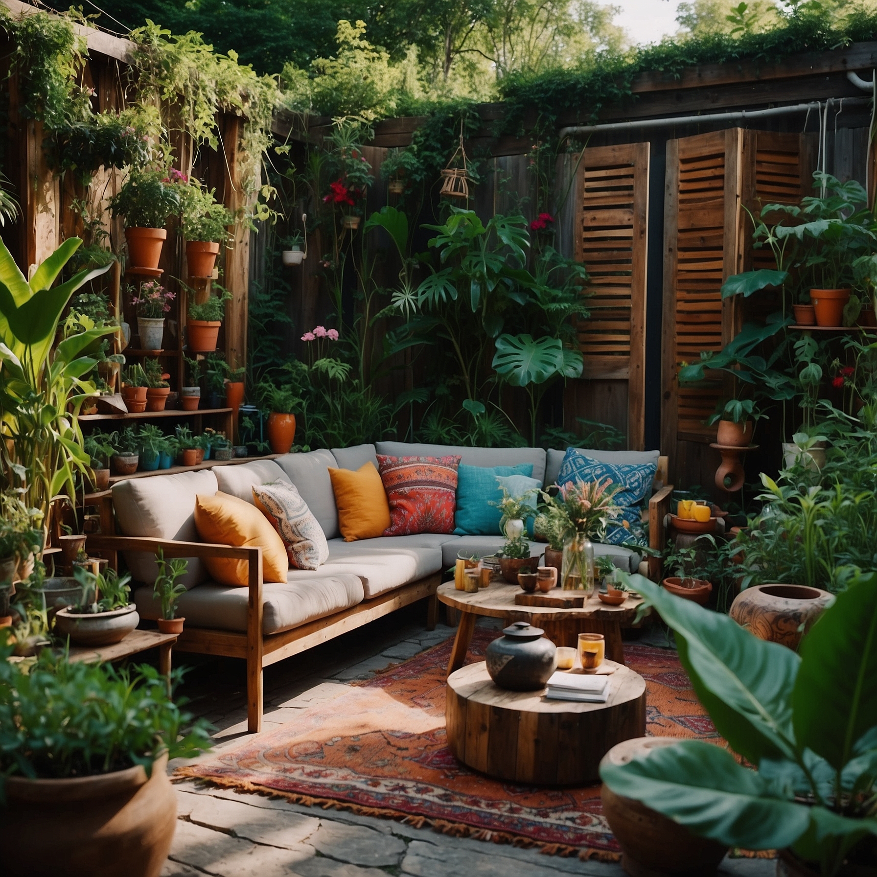 Bohemian Garden Transformation