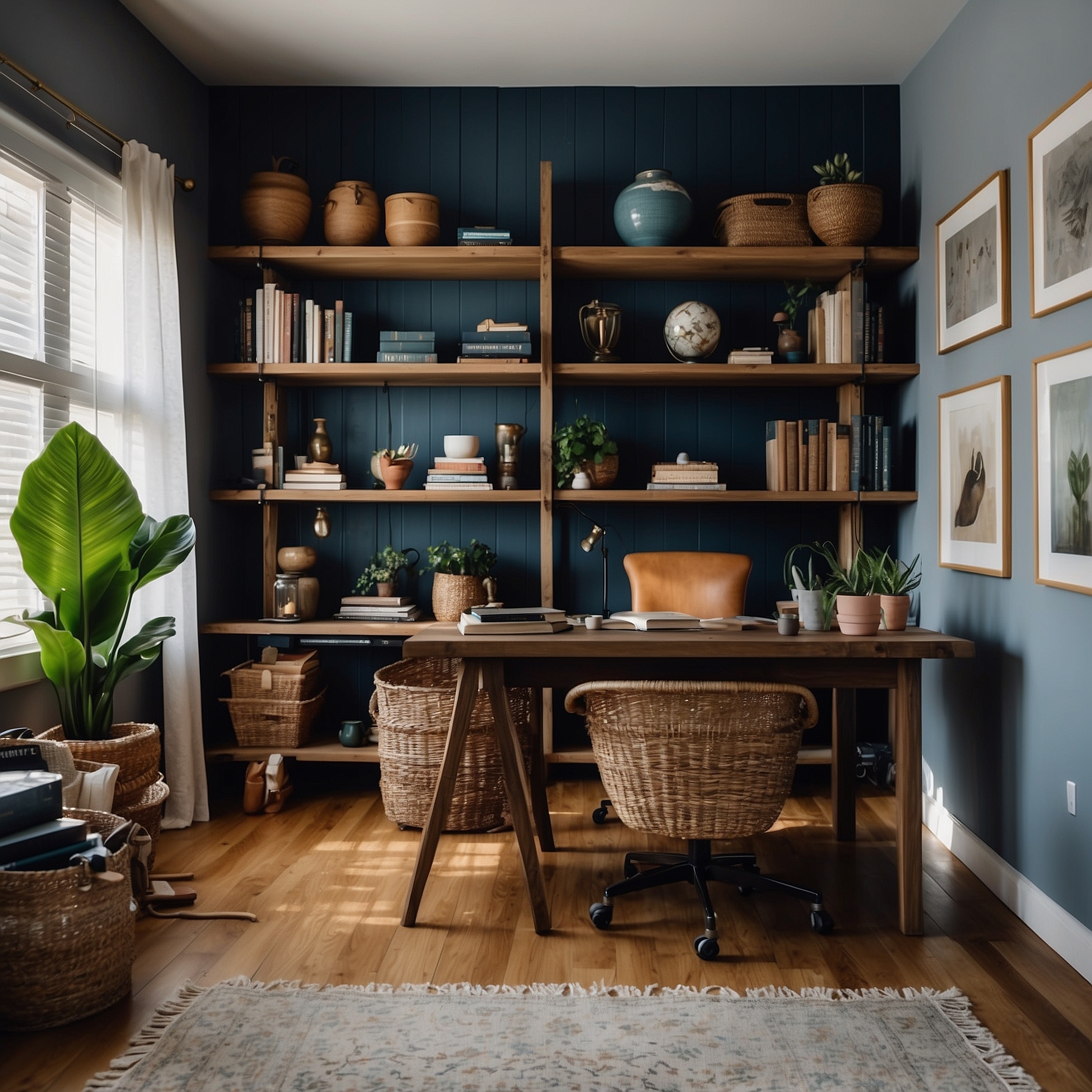 Stylish Practical Office Shelves