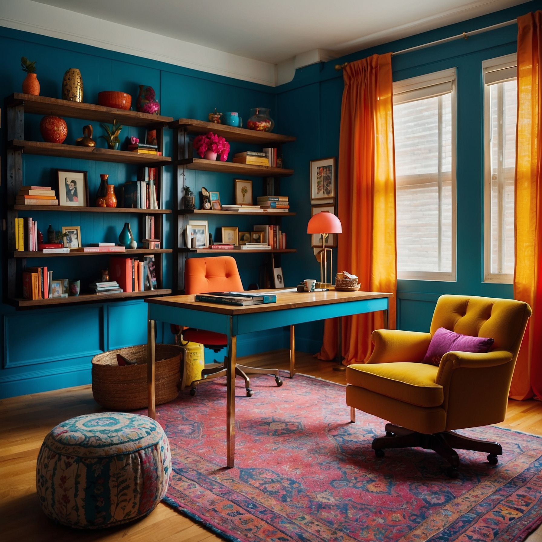 Energize Productivity with Bold Colors in Office