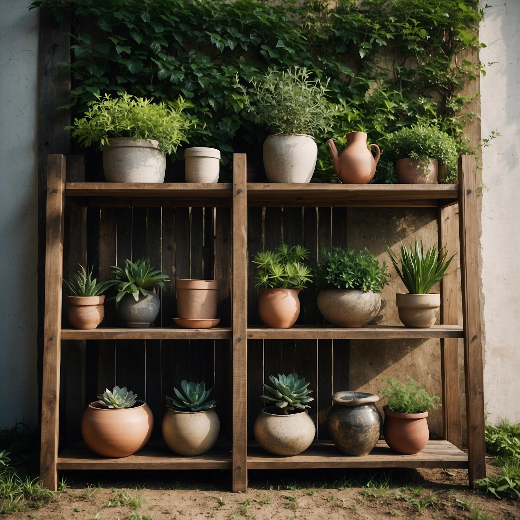 Stylish Garden Shelf