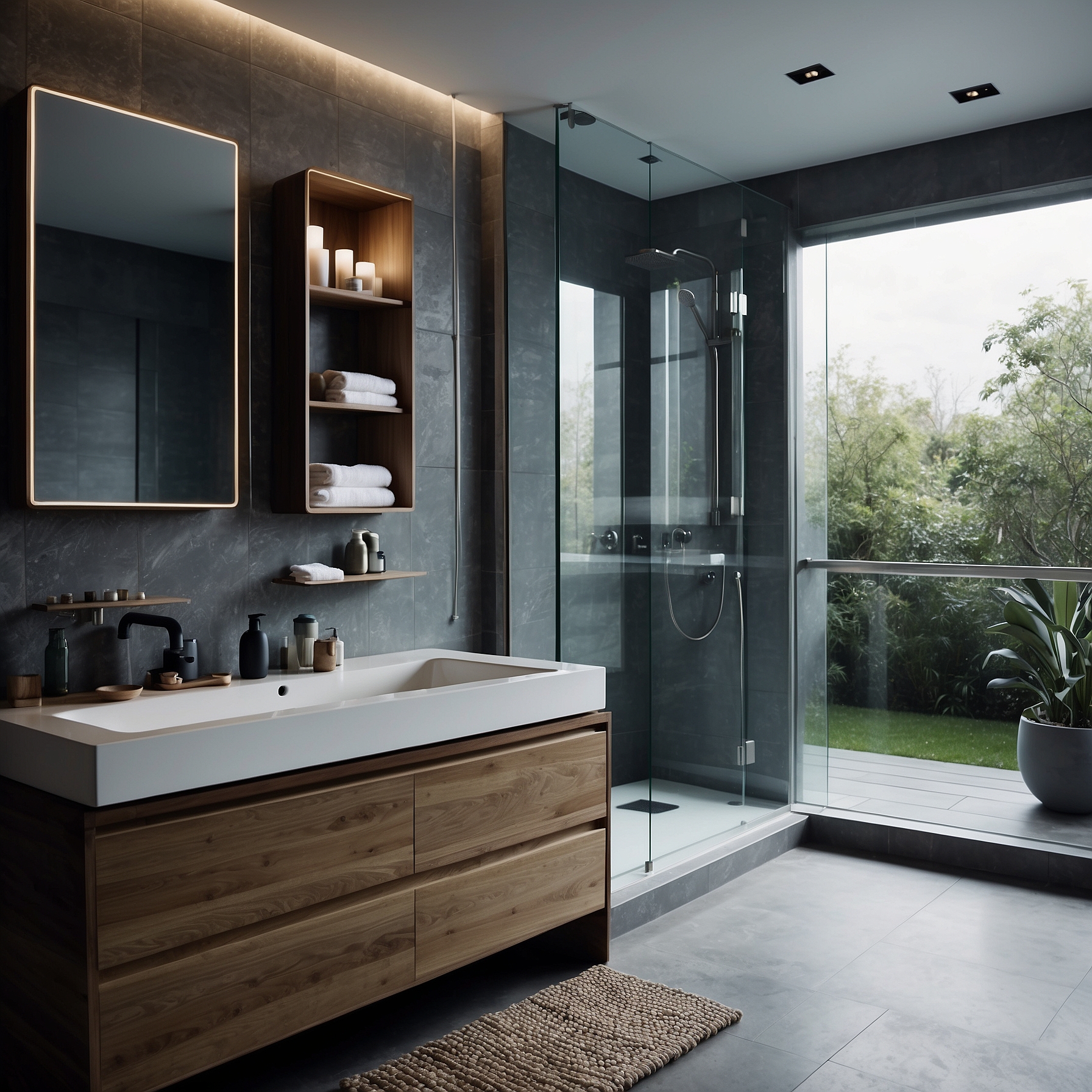 Modern Oasis Bathroom Smart Design