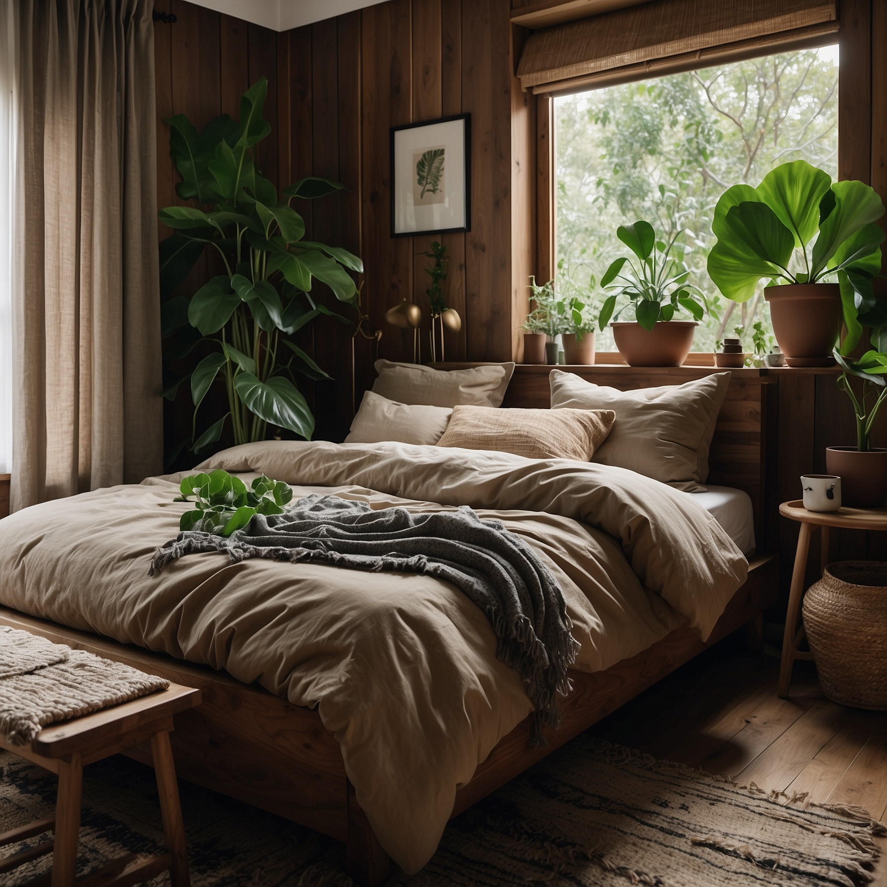 Nature-Inspired Serene Sanctuary Decor