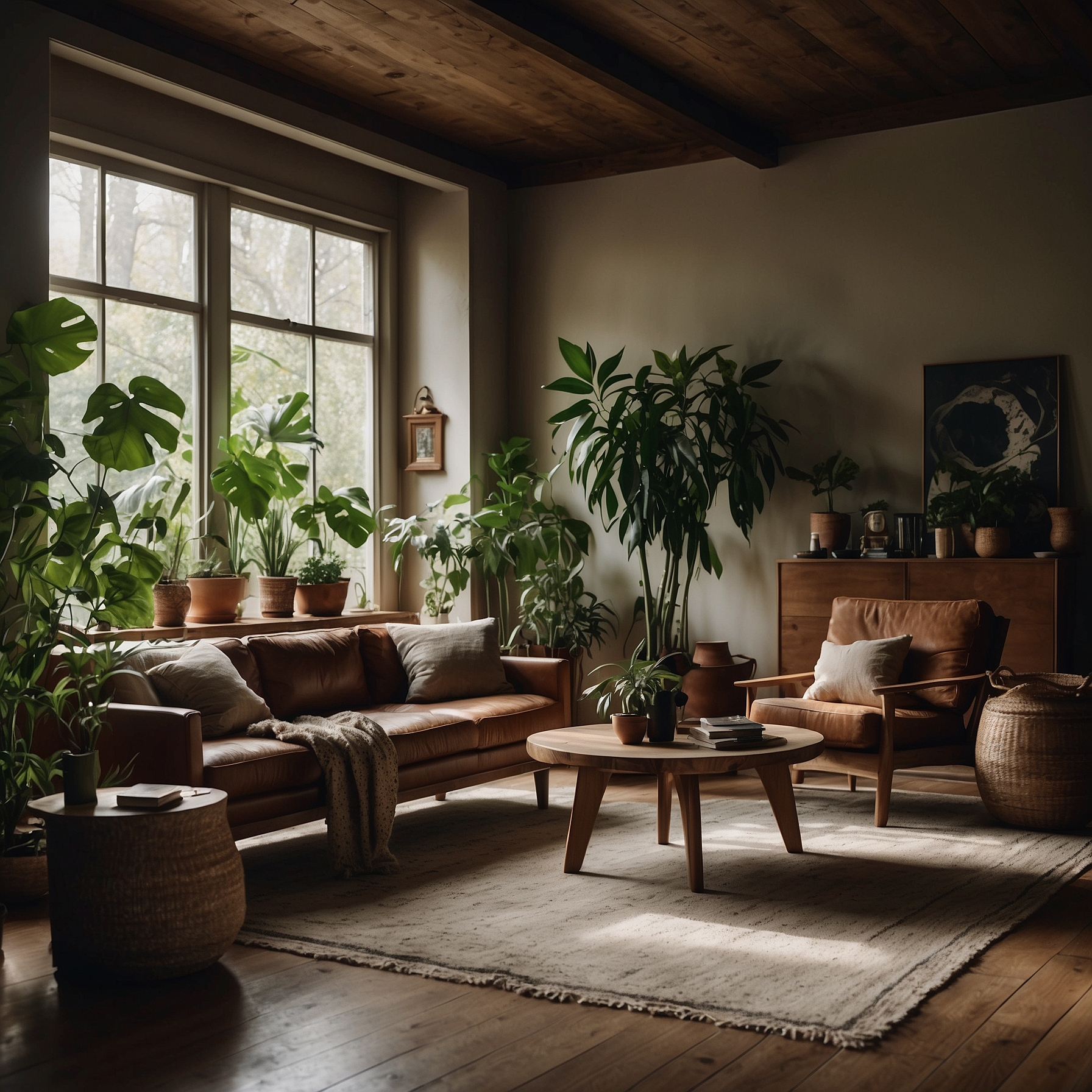 Tranquil Nature Retreat Living Room