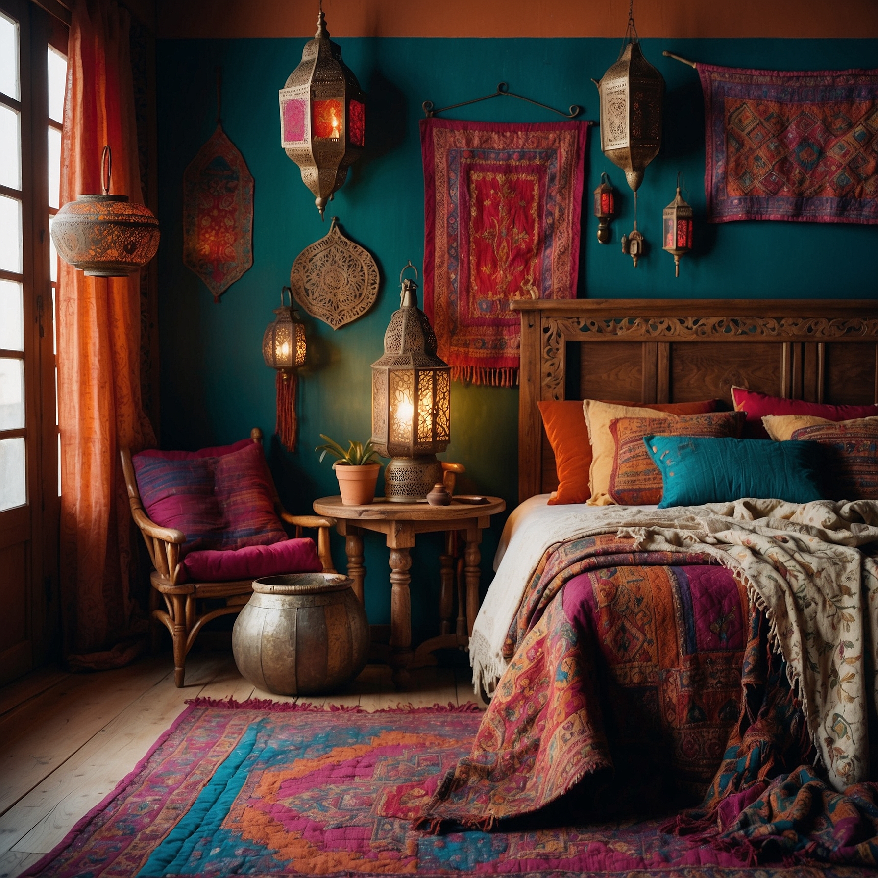 Bohemian Bedroom Lighting Essentials