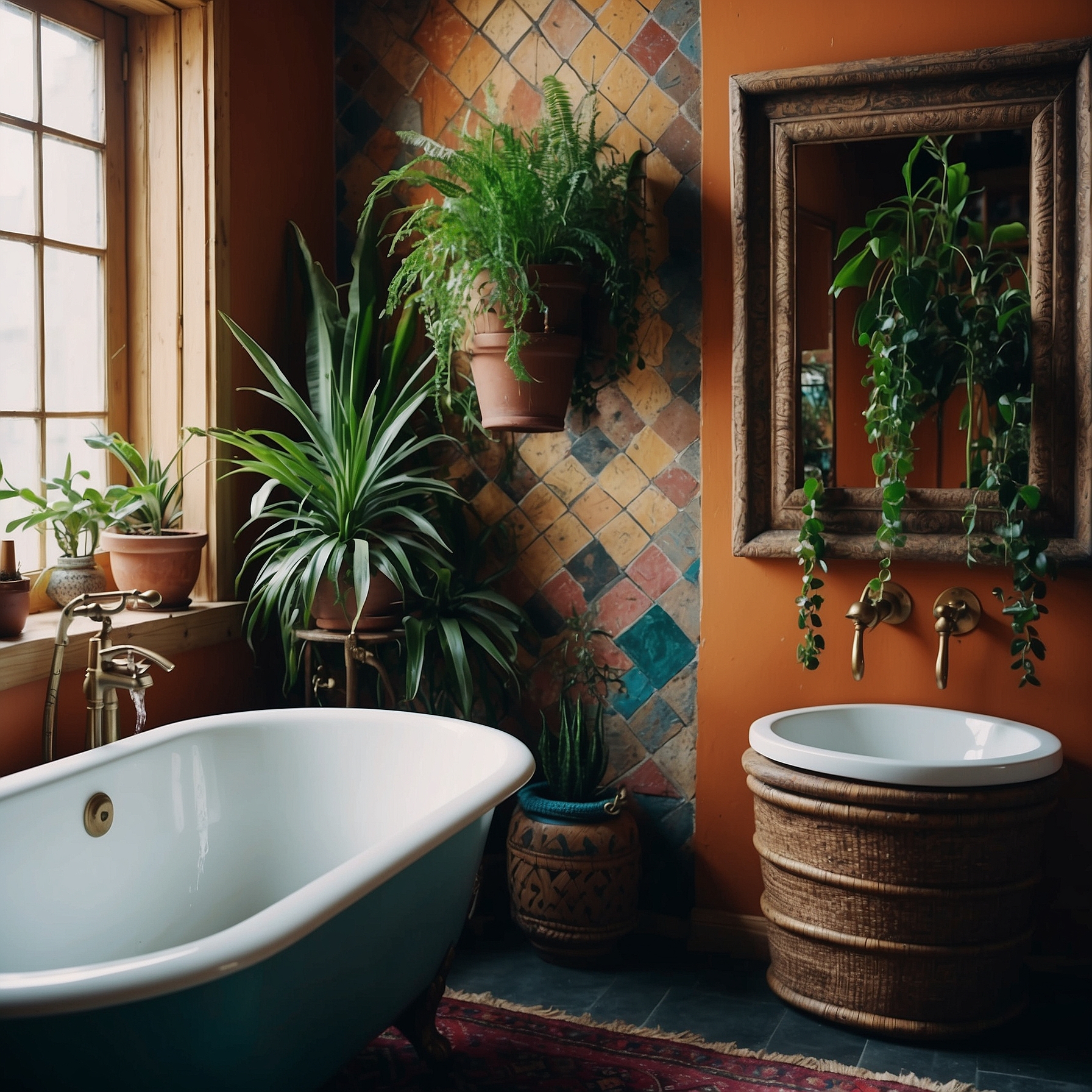 Bohemian Bliss Dream Bathroom Design Mid-Article