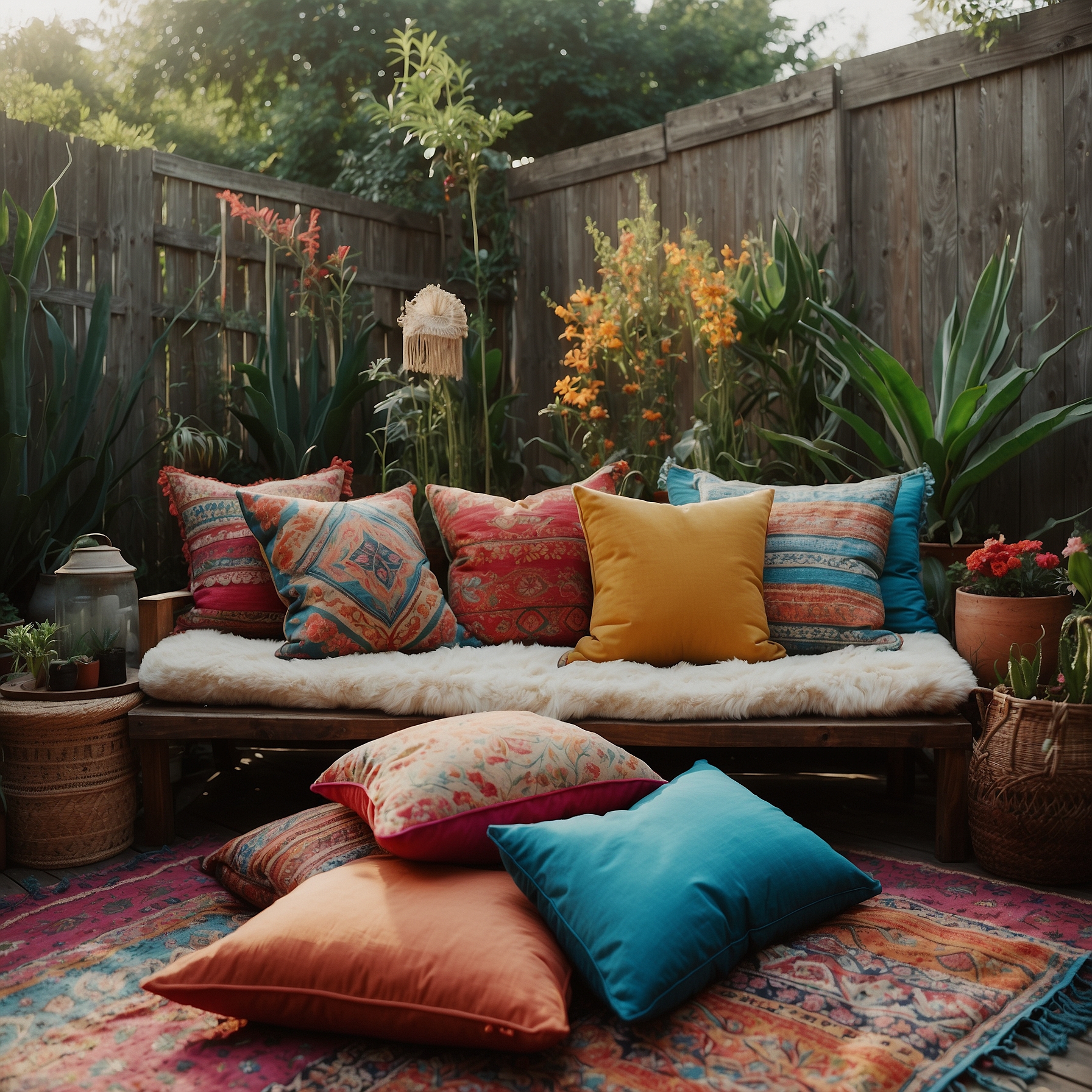 Mid-article Bohemian Garden Style