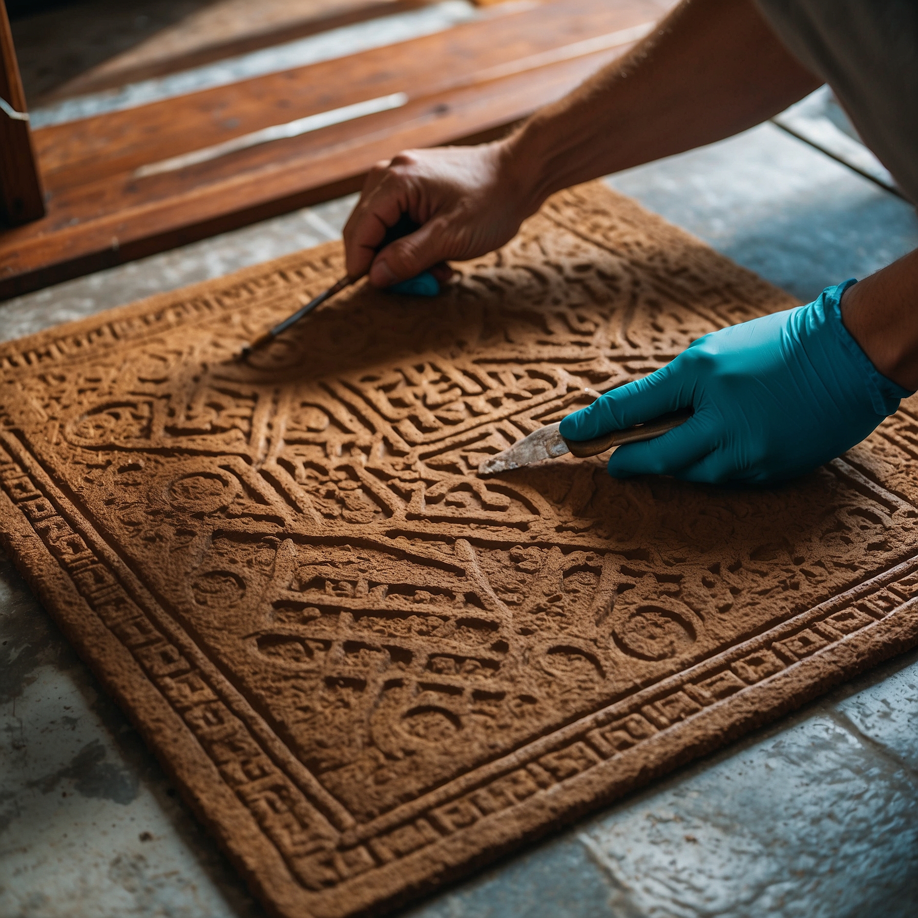 DIY Custom Welcome Mat Painting