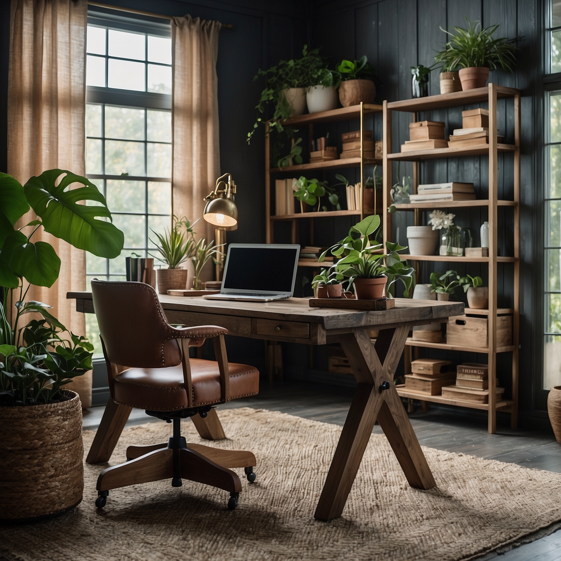 Balanced Home Office Elements