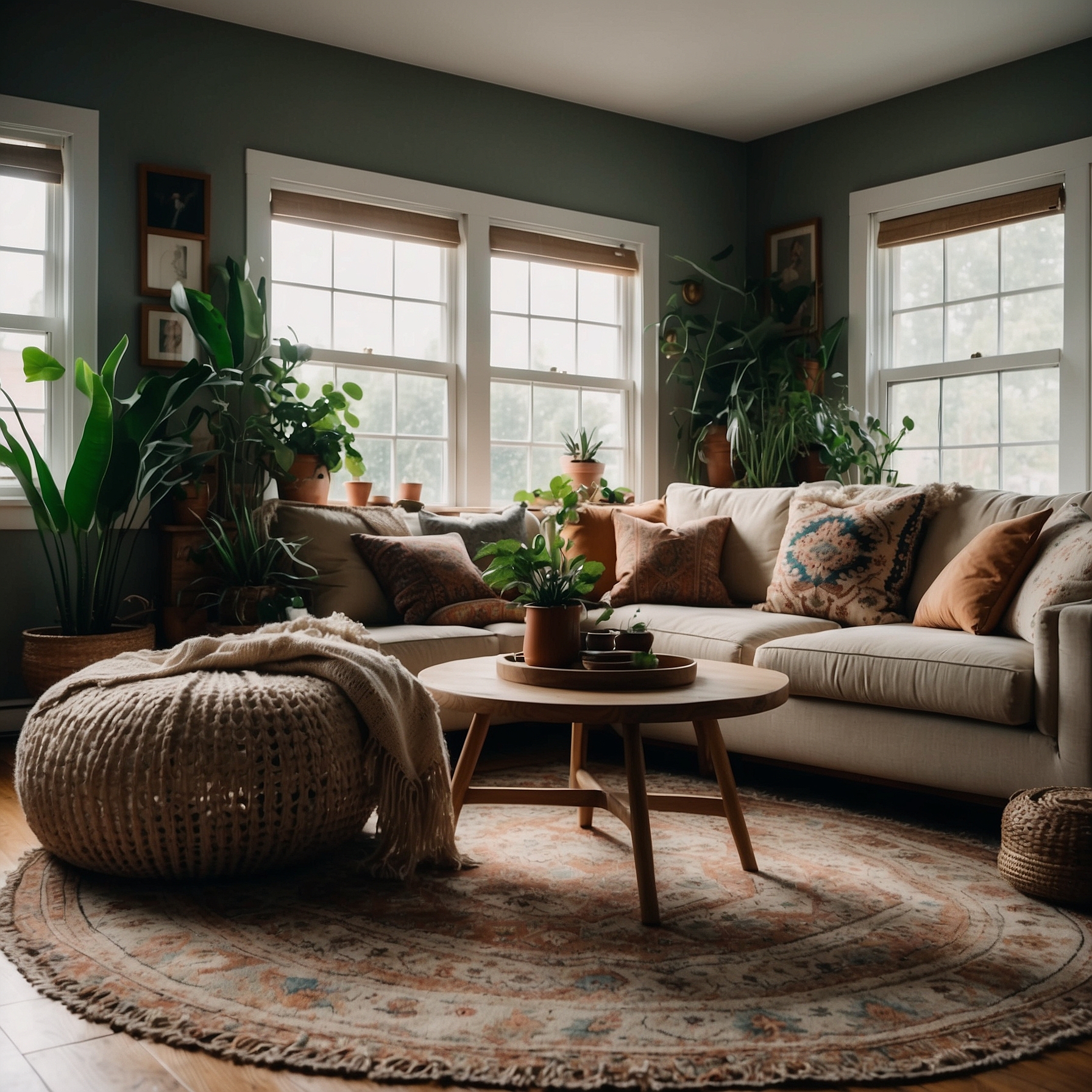 Stylish Decor in a Rental Living Room