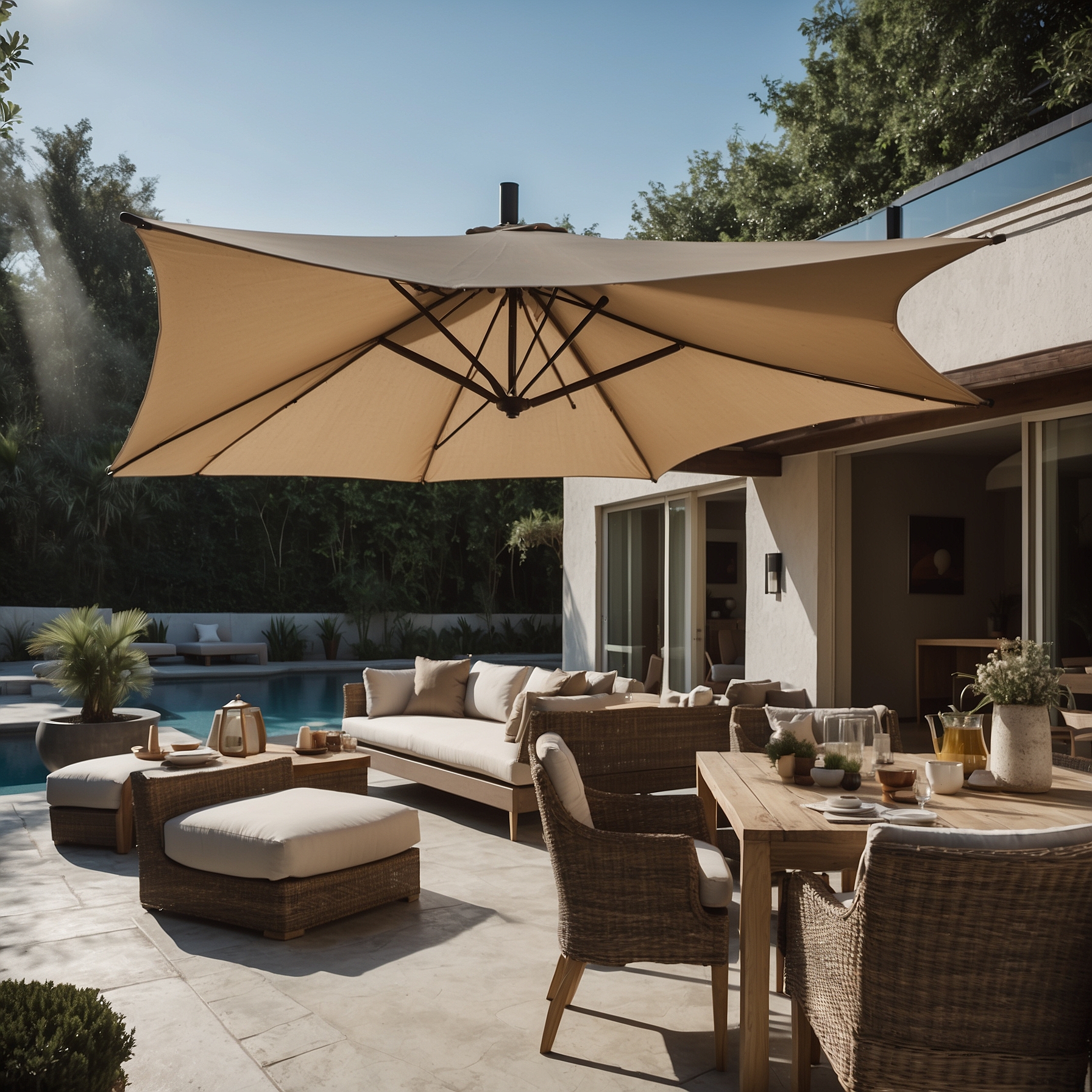 Elegant Patio Umbrella